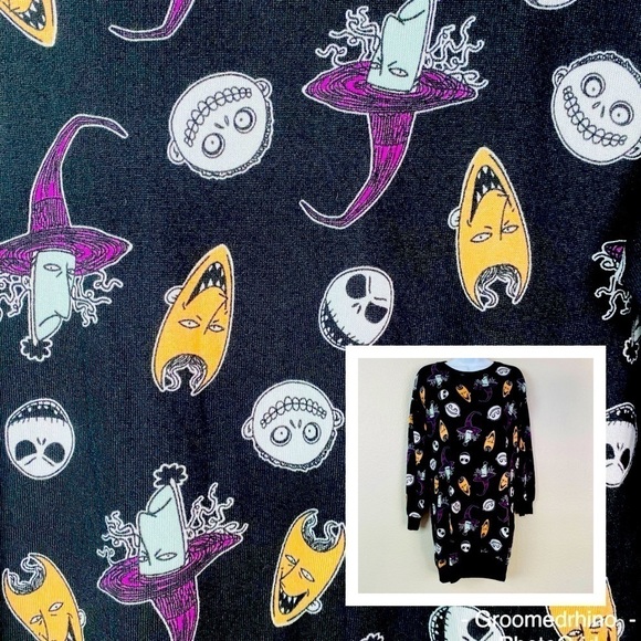 Disney Nightmare Before Christmas Sleep Shirt Size XS 0/2 - Picture 1 of 7